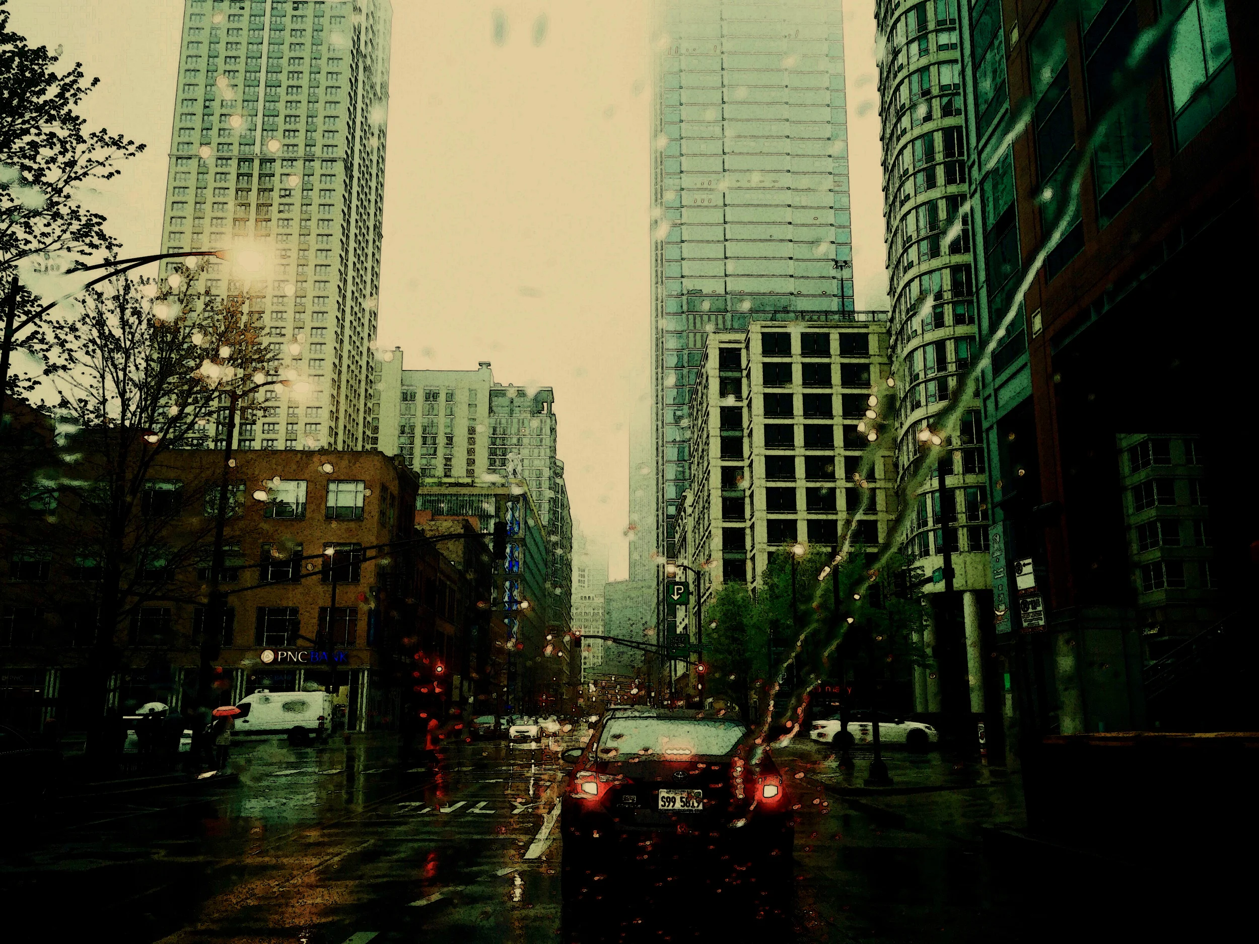 Driving into Dusk