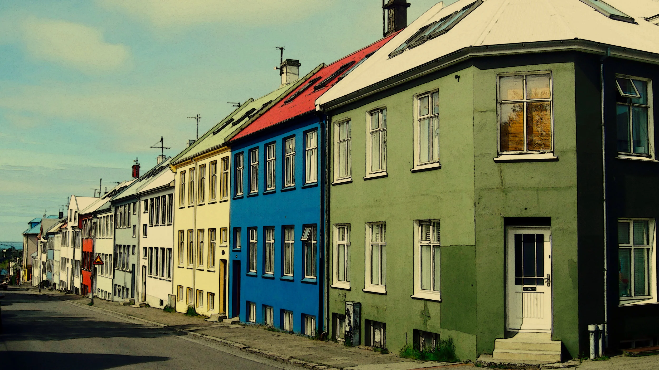 Icelandic Houses, Reykjavik