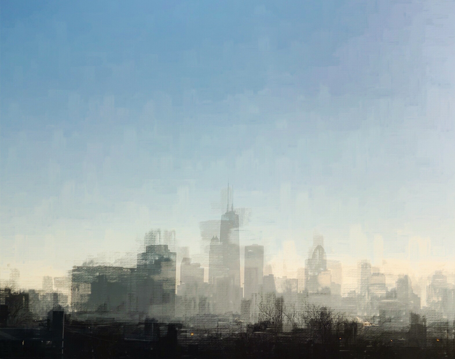 Scene from the Kennedy Expressway