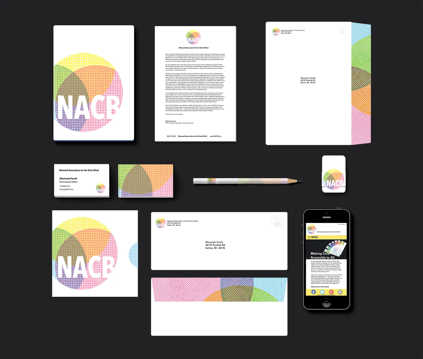 ￼National Association for the Color Blind Branding