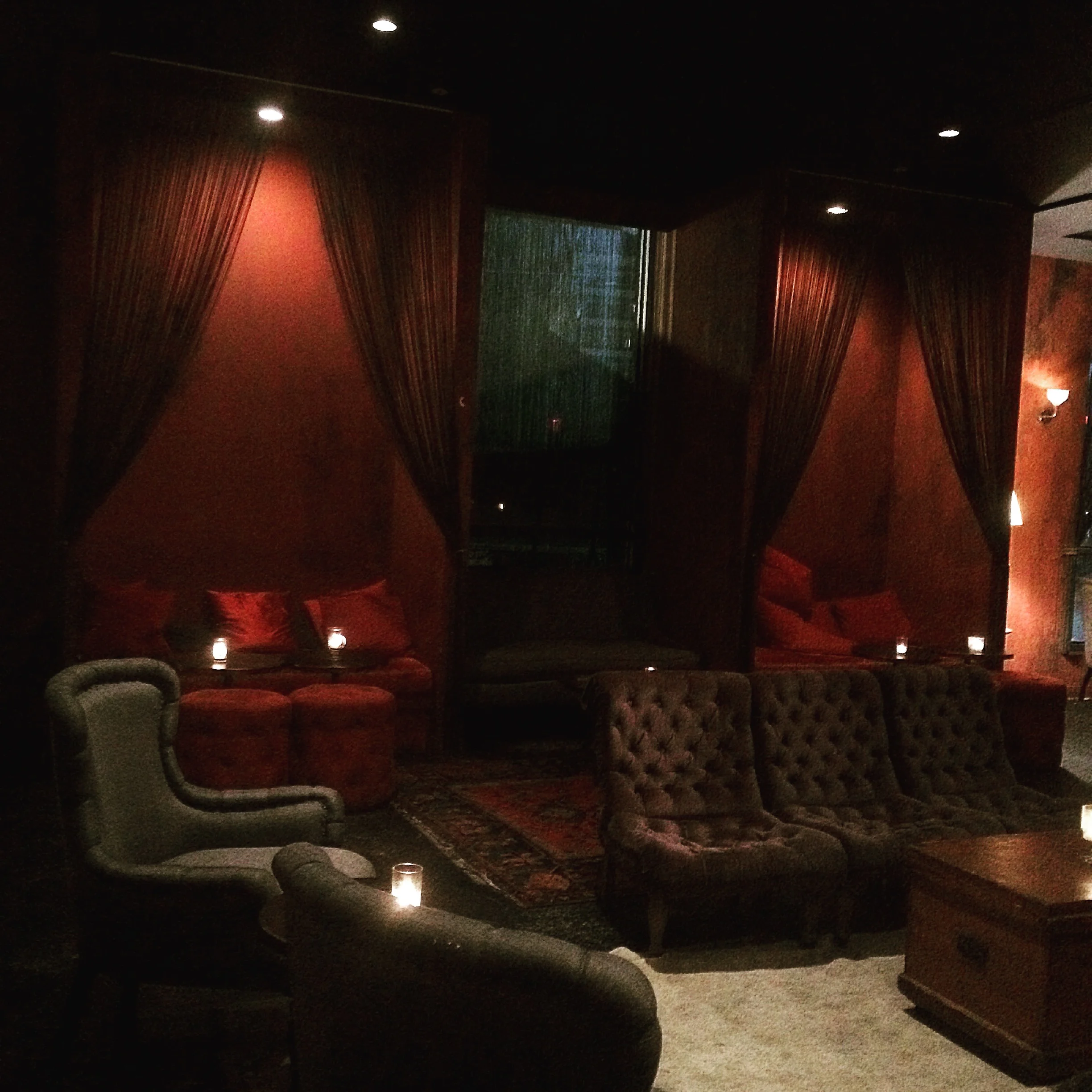 Our Hotel Bar.... I'm assuming it used to be a brothel?
