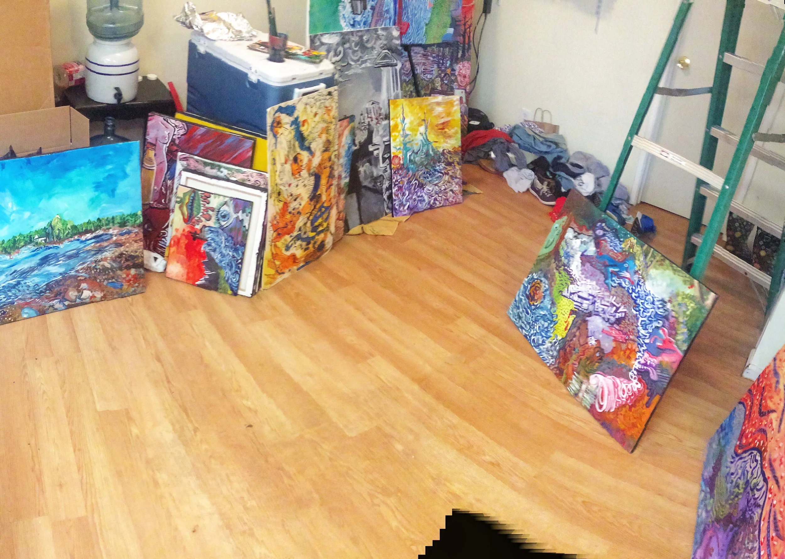 Prepping for my first art show in California!