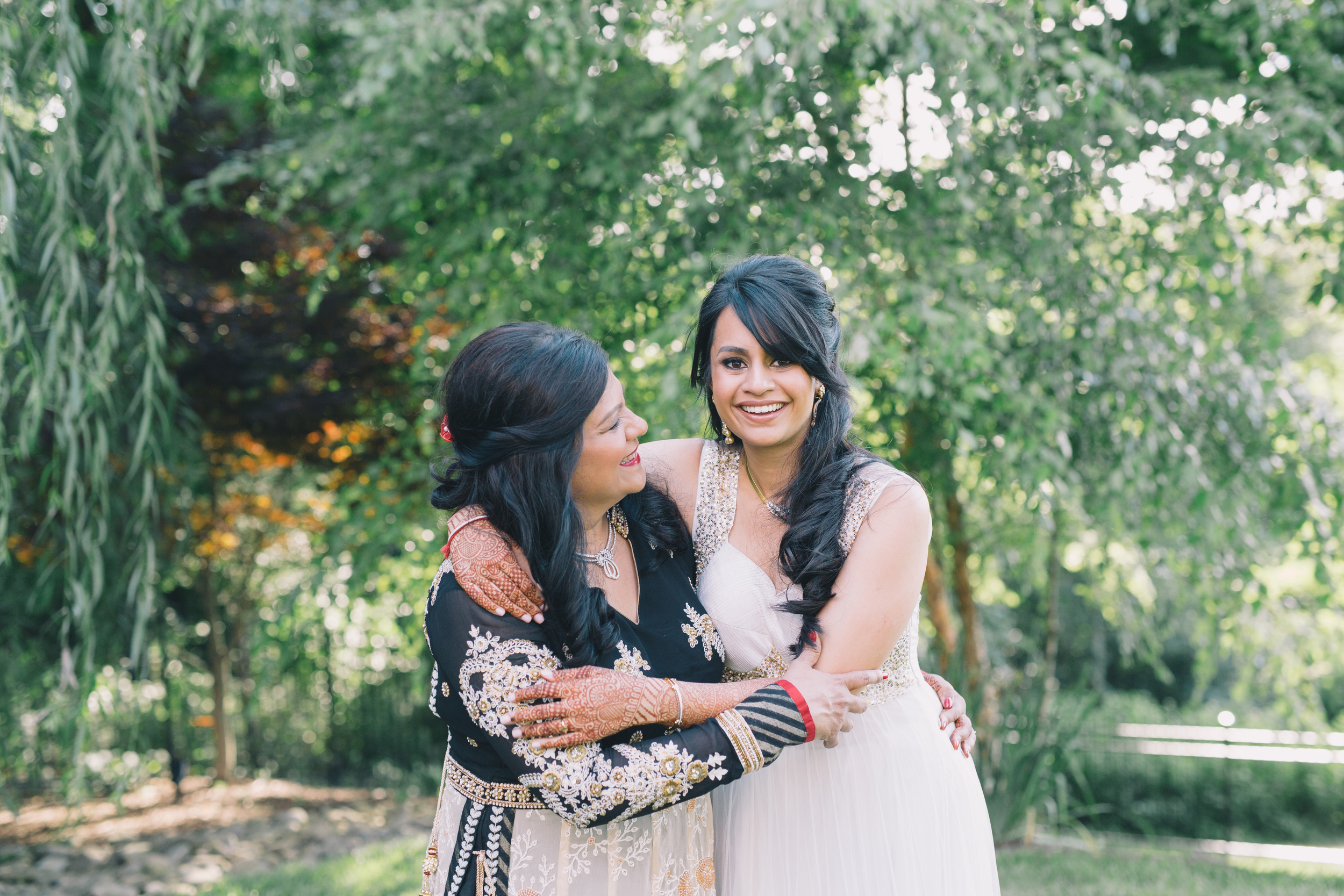 mom & me on my wedding day!