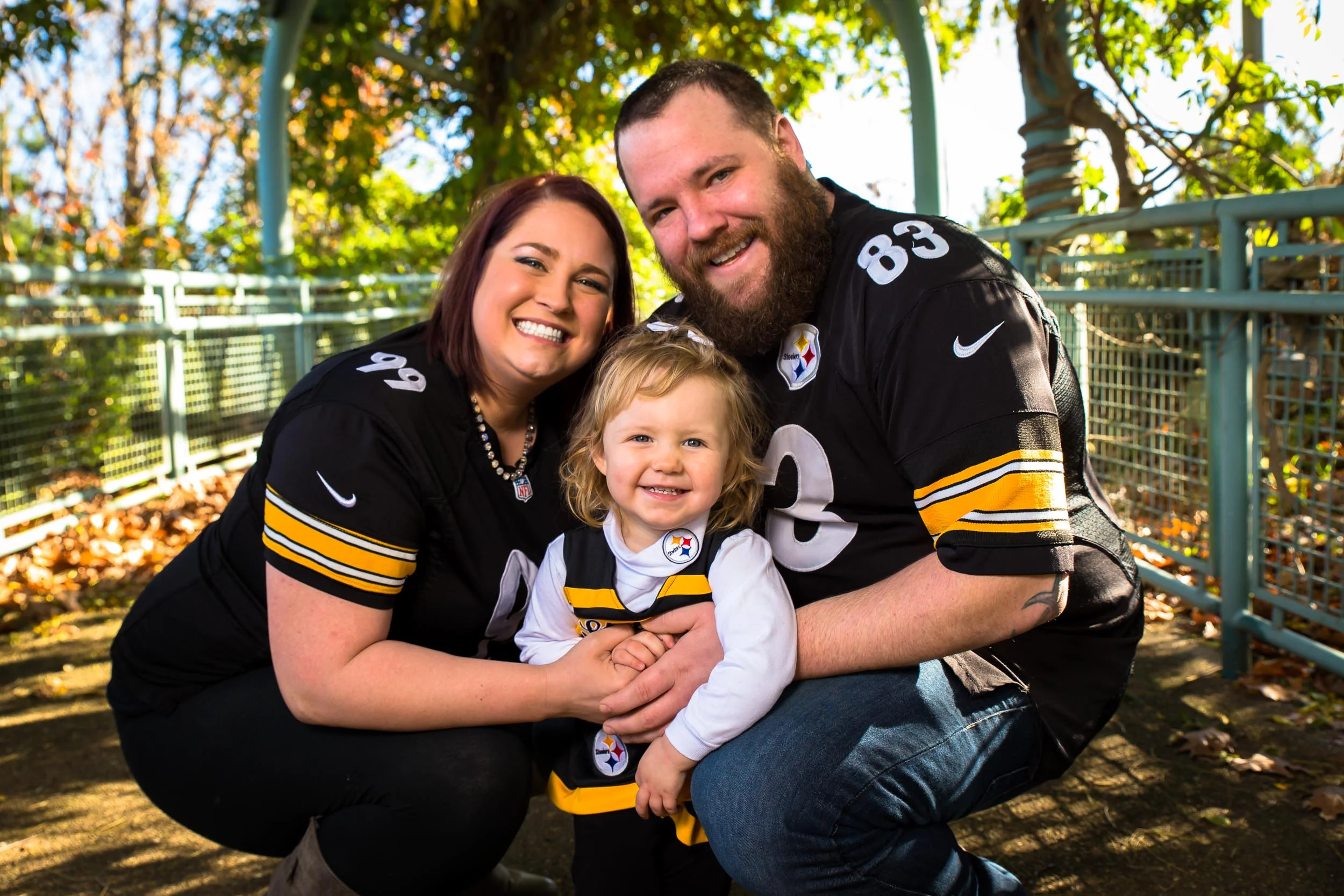 Pittsburgh Steeler Themed Family Portrait Shoot!