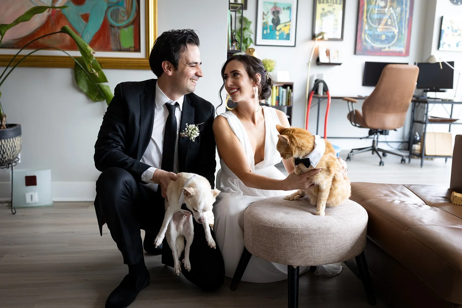 In-Home Pittsburgh Elopement: Bridgette &amp; Peter