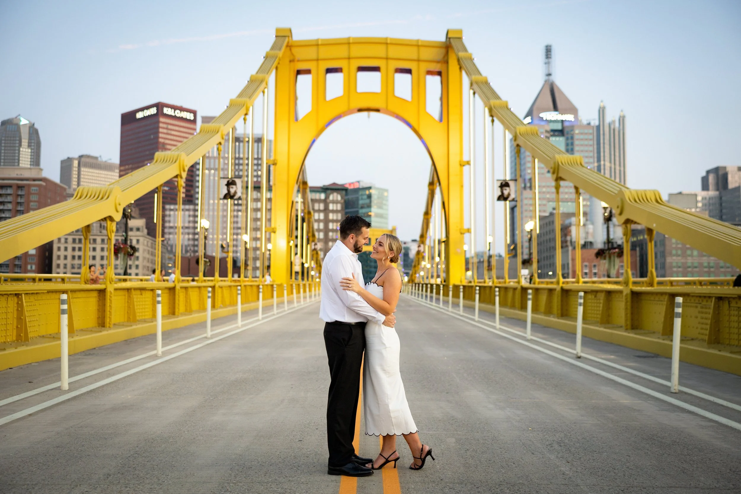 Clemente Bridge Summer Engagement Pictures-55.jpg