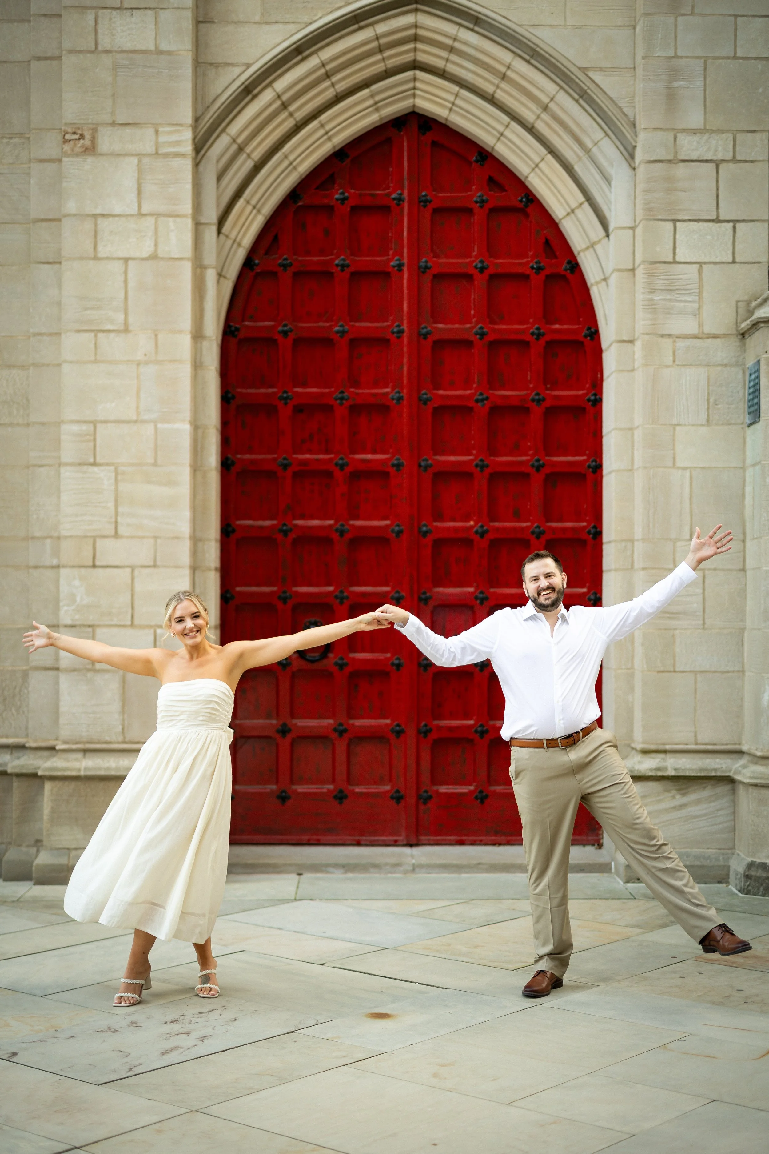 Cathedral of Learning Engagement Pictures-35.jpg