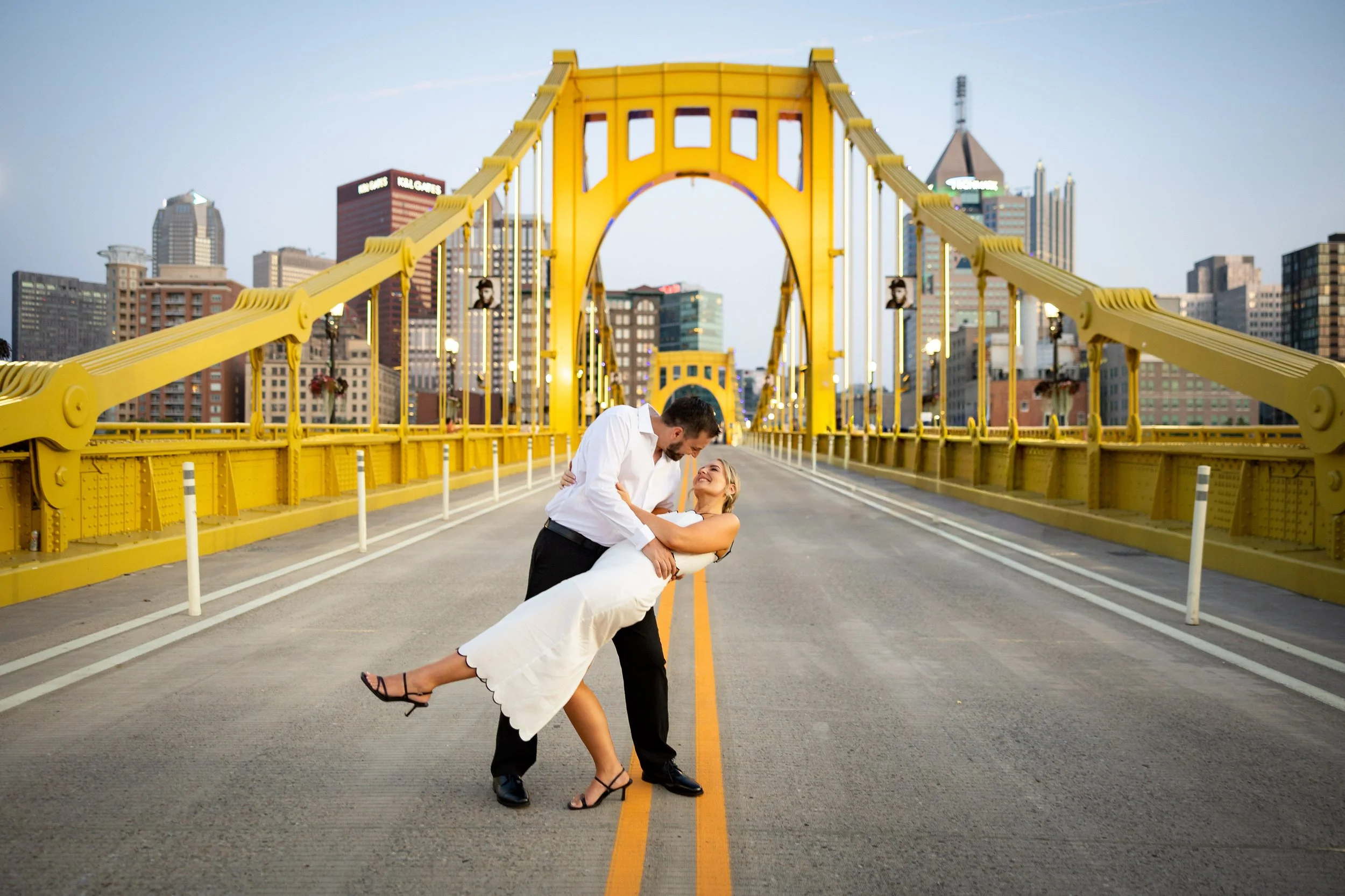 Clemente Bridge Summer Engagement Pictures-57.jpg