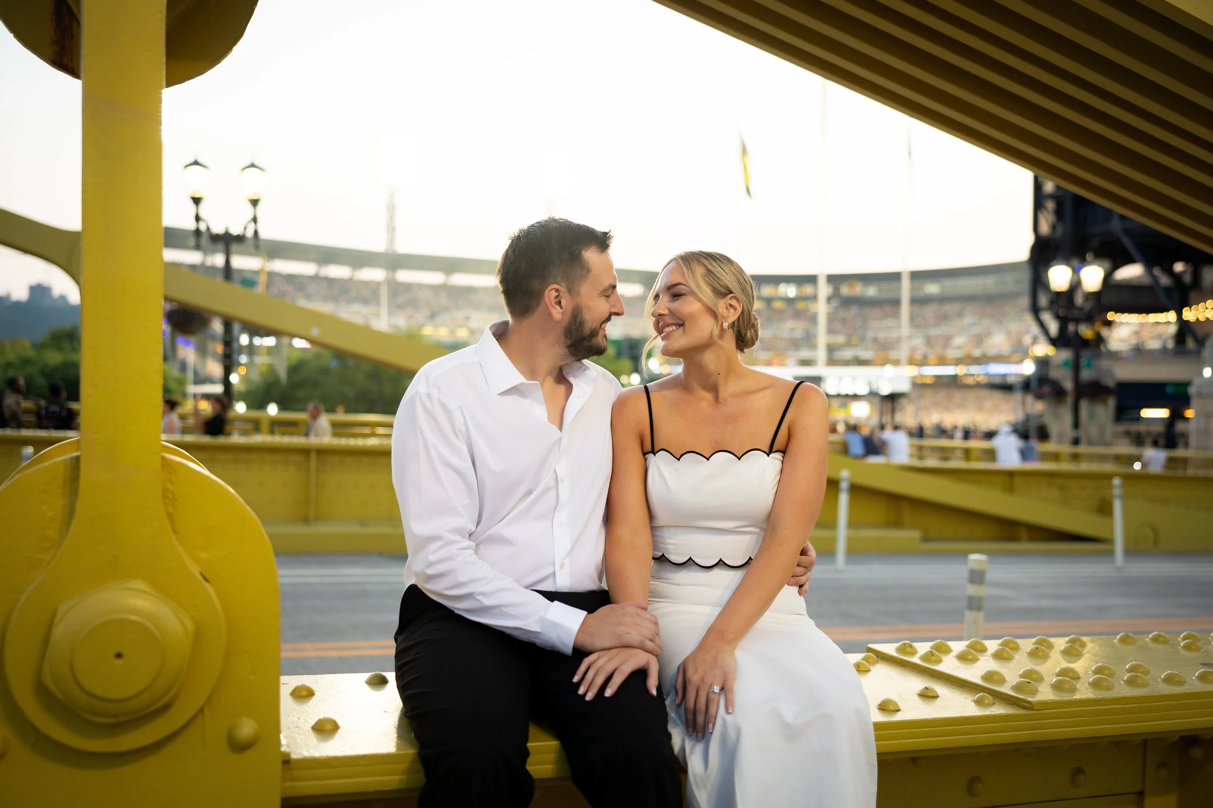 Clemente Bridge Summer Engagement Pictures-53.jpg