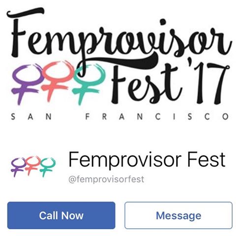 @sffemprovisorfest is on starting tomorrow! Find them on Facebook for details. #doit