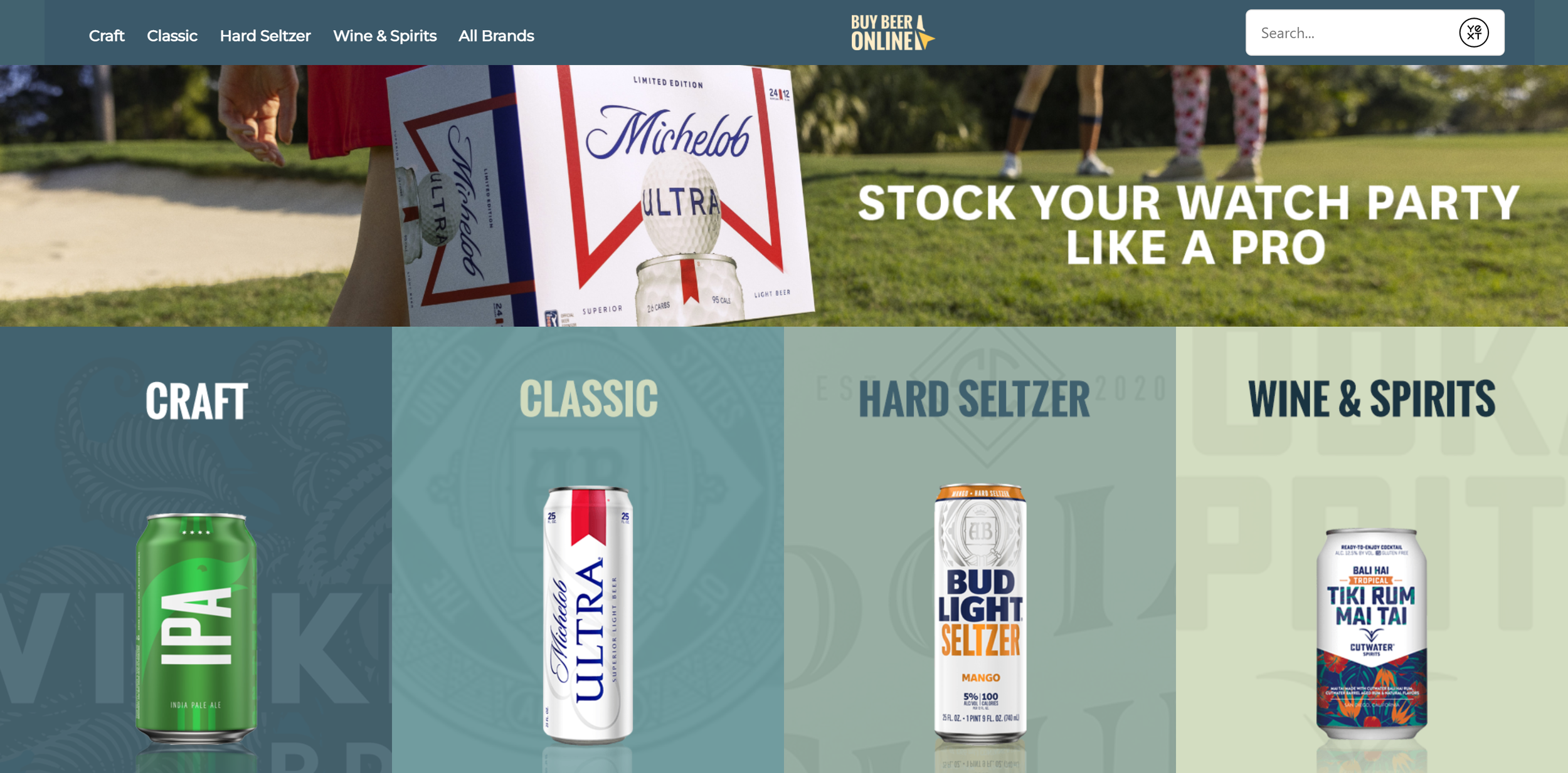 BuyBeerOnline Home Page