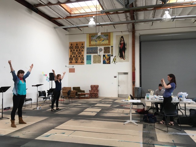 DODOs Amy and Megan spent two weeks at Berkeley Rep developing Amy Staats' Eddie and Dave: A Fictionalized Tale of Van Halen as part of the Ground Floor development program. 