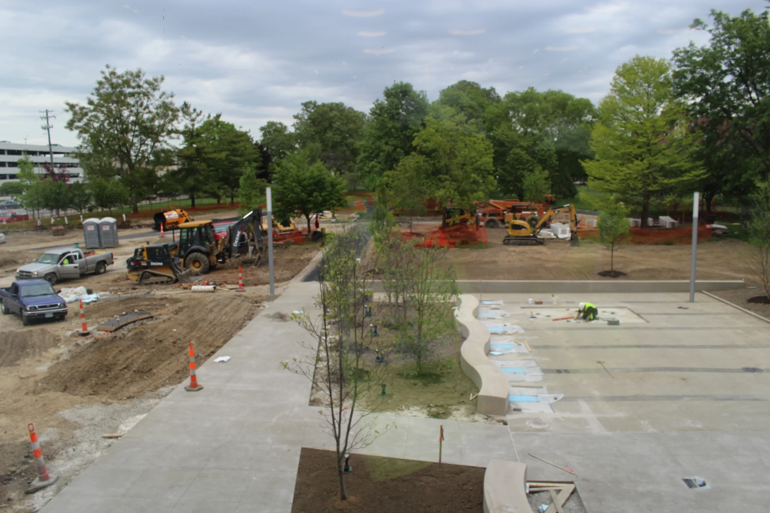This will be the new outside area fully equipped with WiFi and a walking path to Topiary Park. What a perfect day, a morning spent at the library followed by a picnic and exploring at the beautiful park. 