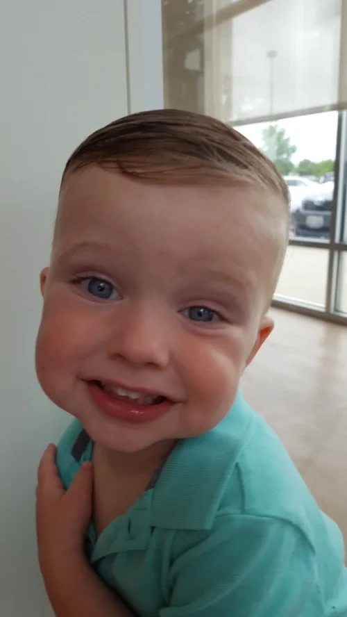 Owen got a hair cut from the fabulous Beth Anne at NeuYou Salon (she's the BEST! I won't let my family go anywhere else.) 