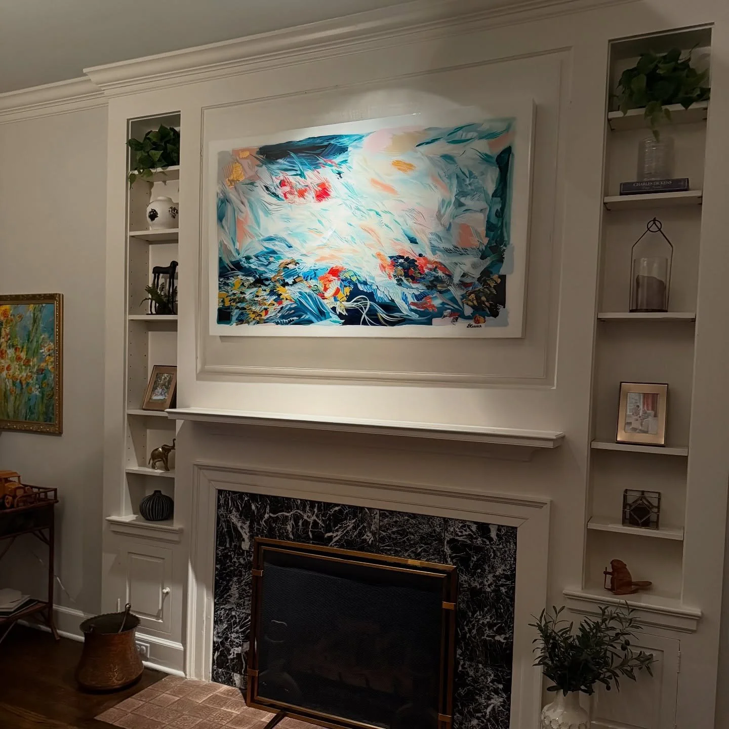 𝙒𝙝𝙚𝙧𝙚 𝙎𝙝𝙚 𝙀𝙣𝙙𝙚𝙙 𝙐𝙥 ➞ 𝙒𝙝𝙚𝙧𝙚 𝙎𝙝𝙚 𝙎𝙩𝙖𝙧𝙩𝙚𝙙
“The Power of Transformation” was the first significant departure in my newest collection of work—the Quantum Leaps. When I started painting them in the sprin