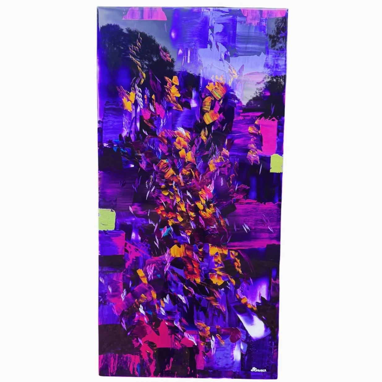 &ldquo;It Feels Like Home&rdquo; was claimed earlier this week and will accompany a commission for two incredible people I was connected with earlier this month.

Years ago, a gallery I was working with told me not to paint in purple because &lsquo;p