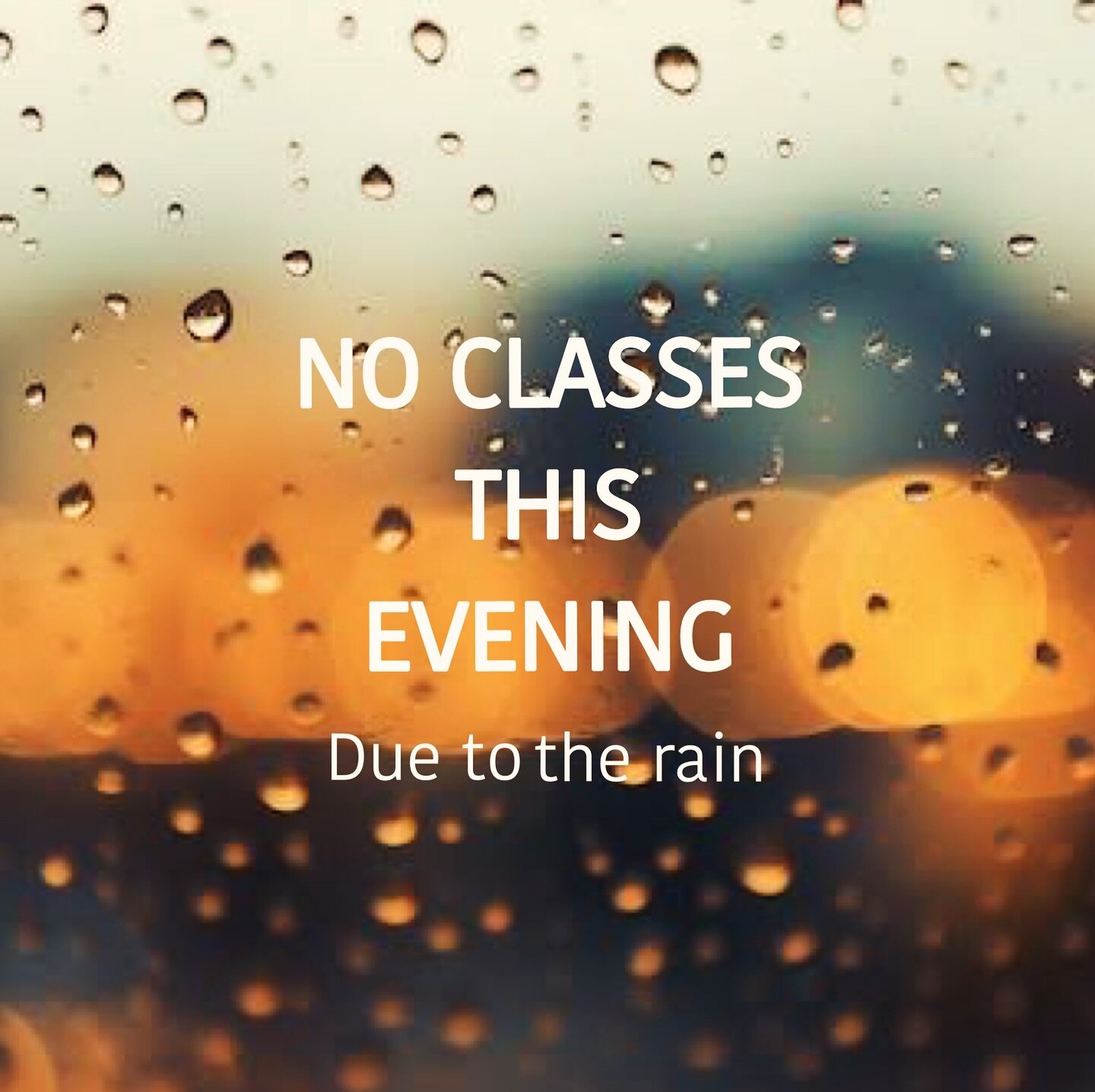 Hello friends!

We&rsquo;ve made the decision to cancel this afternoon&rsquo;s Pilates Prep class due to inclement weather warnings.

We understand your commitment to your health &amp; well being but we also care about your safety. As Camden is notor