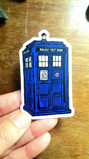 Cartoon Tardis