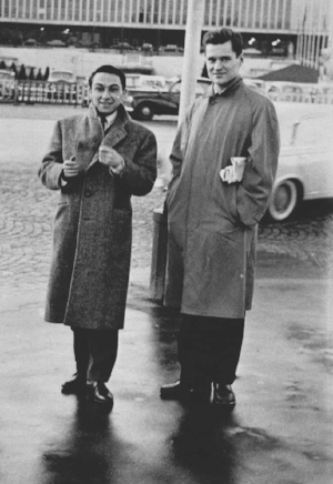 (Photo of Pierre Martory and John Ashbery © 1994, 2008 by John Ashbery)