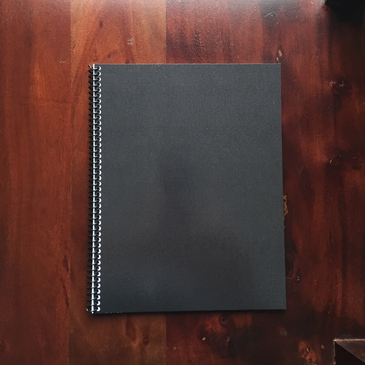 Focus Method School Notebook Black - Cornell Note Taking System