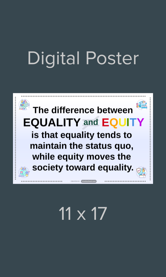 Equality vs. Equity (the difference)