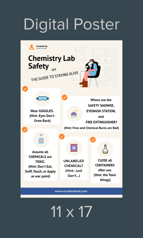 Chemistry Lab Safety (Version 2, Fun)