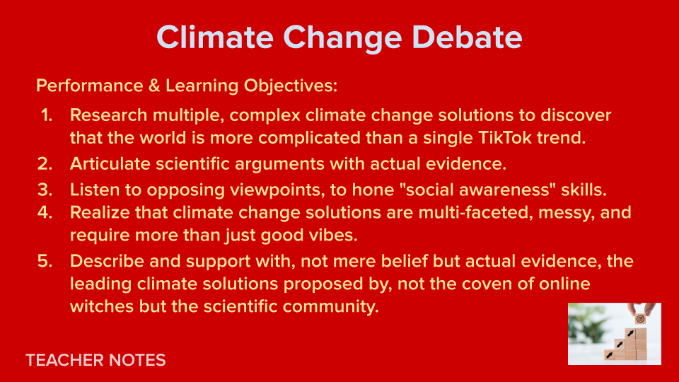 CRUSH SCHOOL - Earth Science Classroom Debate: Arguments for and ...