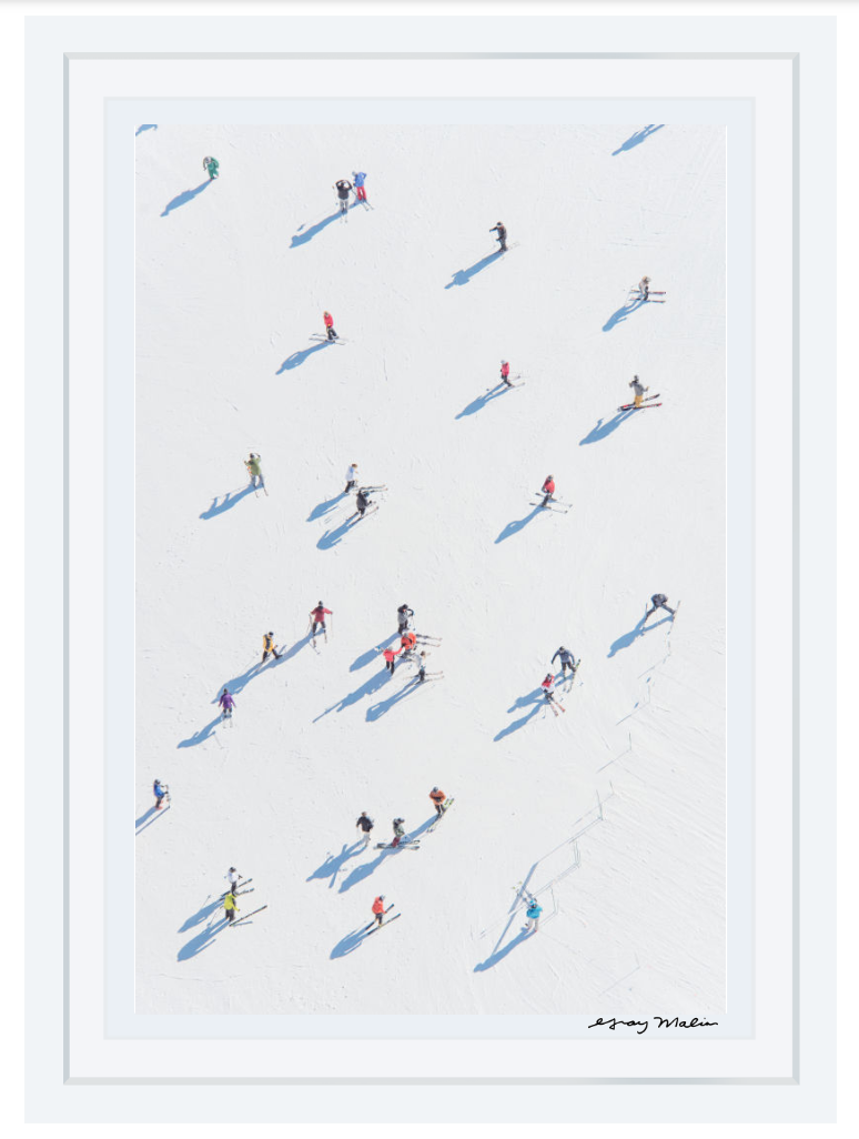 Gray Malin Deer Valley Skiers Print