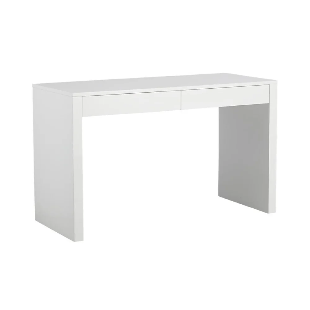 CB2 Runway Desk White Lacquer