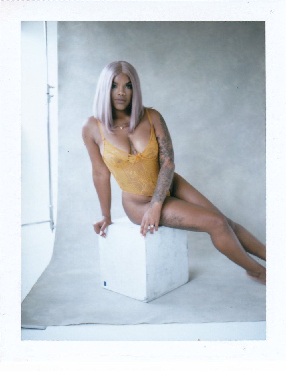 Boudoir Polaroid Denice Lachapelle Photography South Florida Boudoir Photographer Miami Boudoir 