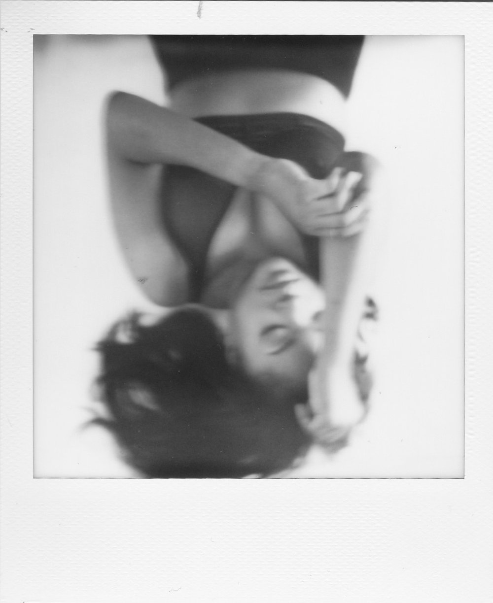 South Florida Boudoir Photographer Polaroids Black and white Boudoir Miami Boudoir Photography Denice Lachapelle Fort Lauderdale Boudoir Photography