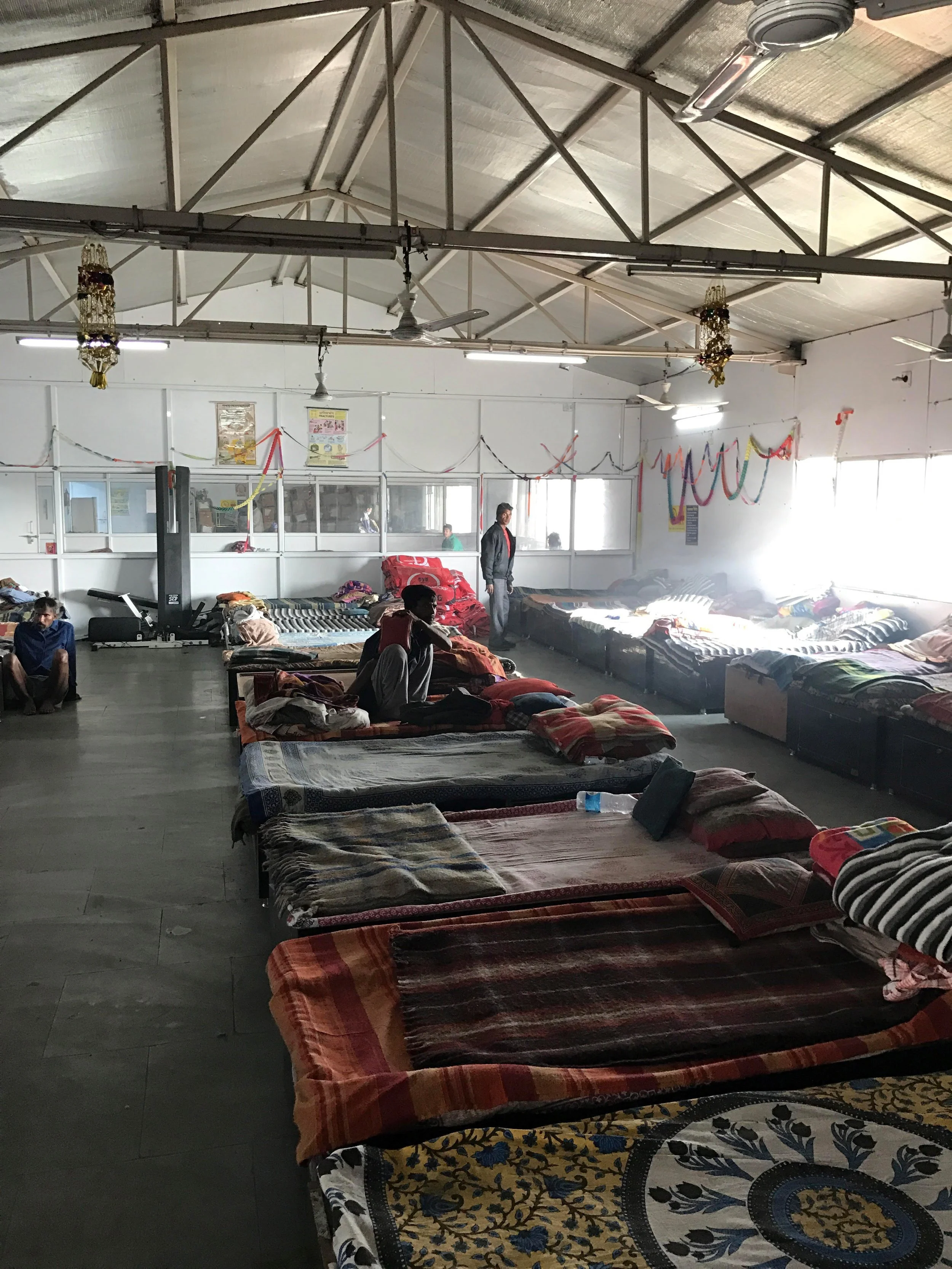 A Football Field sized urban homeless shelter for men