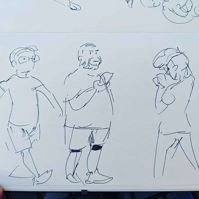 Trying to capture students as they walk by