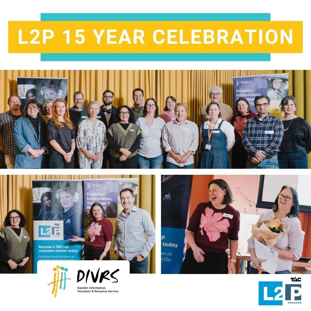 For 15 years Darebin locals have been a driving force for good via the L2P program and last week we celebrated.
Thank you to our current and past DIVRS L2P team and all our mentors and supporters over our last 15 years. The practical experience and