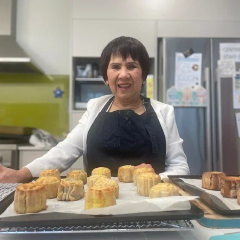 At DIVRS we love sharing skills and coming together to prepare food for special celebrations. 

For the past two years, Yen has generously shared her mooncake-making talents with us in the HQ kitchen, and this year she worked with a group of people a
