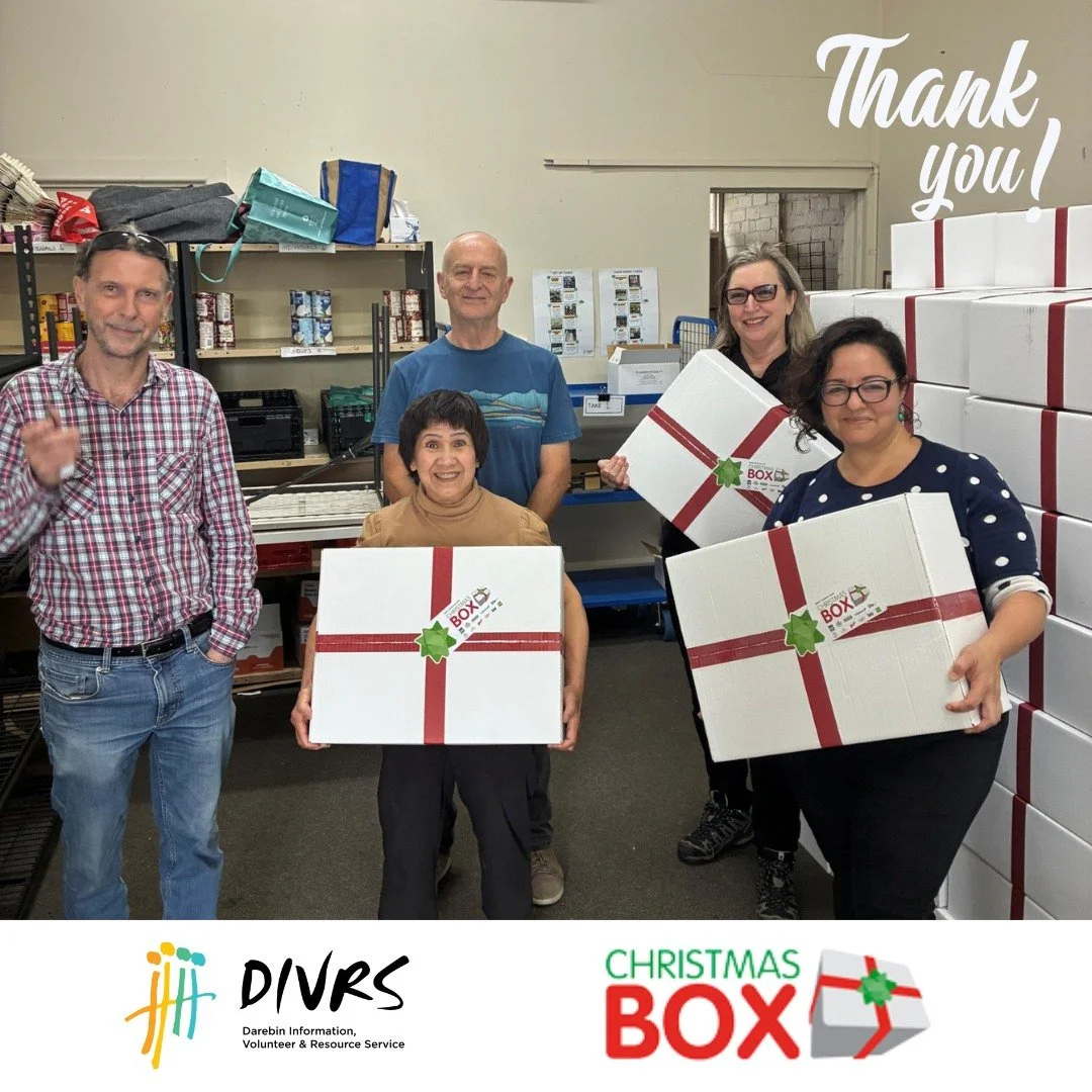 Thank you to @christmasboxau  for partnering with us again this year! Through their generosity, we were able to provide 300 households with a huge box of treats. The holiday season can be an expensive time, and these hampers mean so much to our commu