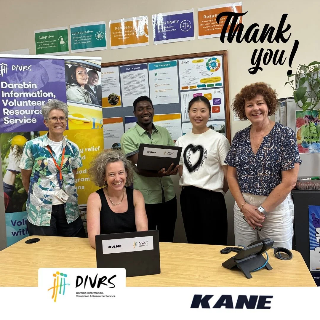 Christmas came early for DIVRS last week with a generous donation of 12 brand new laptops! A very big and warm THANK YOU to @gpurcell.kane.com.au and @kaneconstructions 

Each year, DIVRS works with 6,000 people in our Darebin community experiencing 
