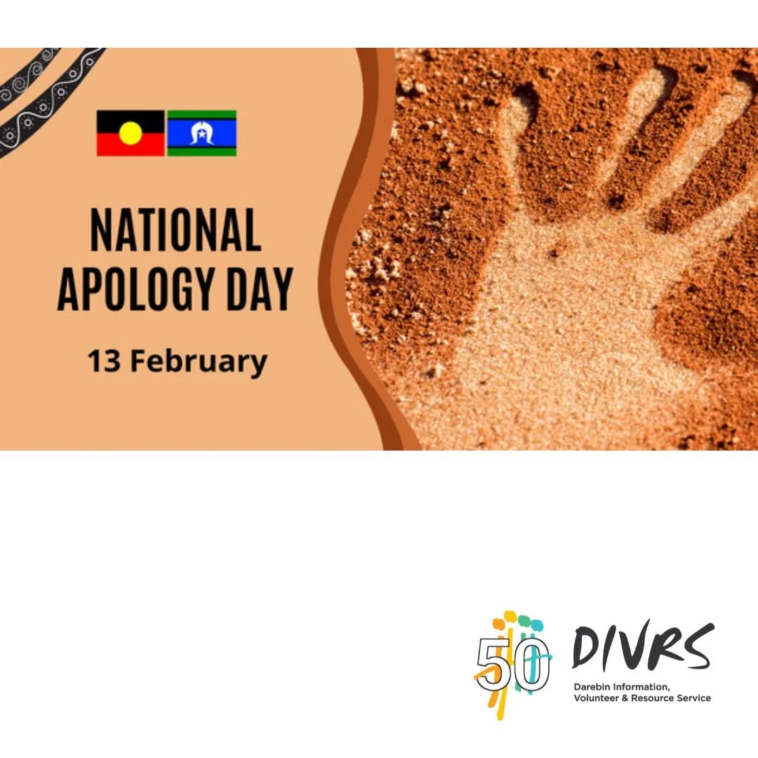 On this National Sorry Day DIVRS would like to acknowledge the strength and resilience of Stolen Generations Survivors, their families and communities.