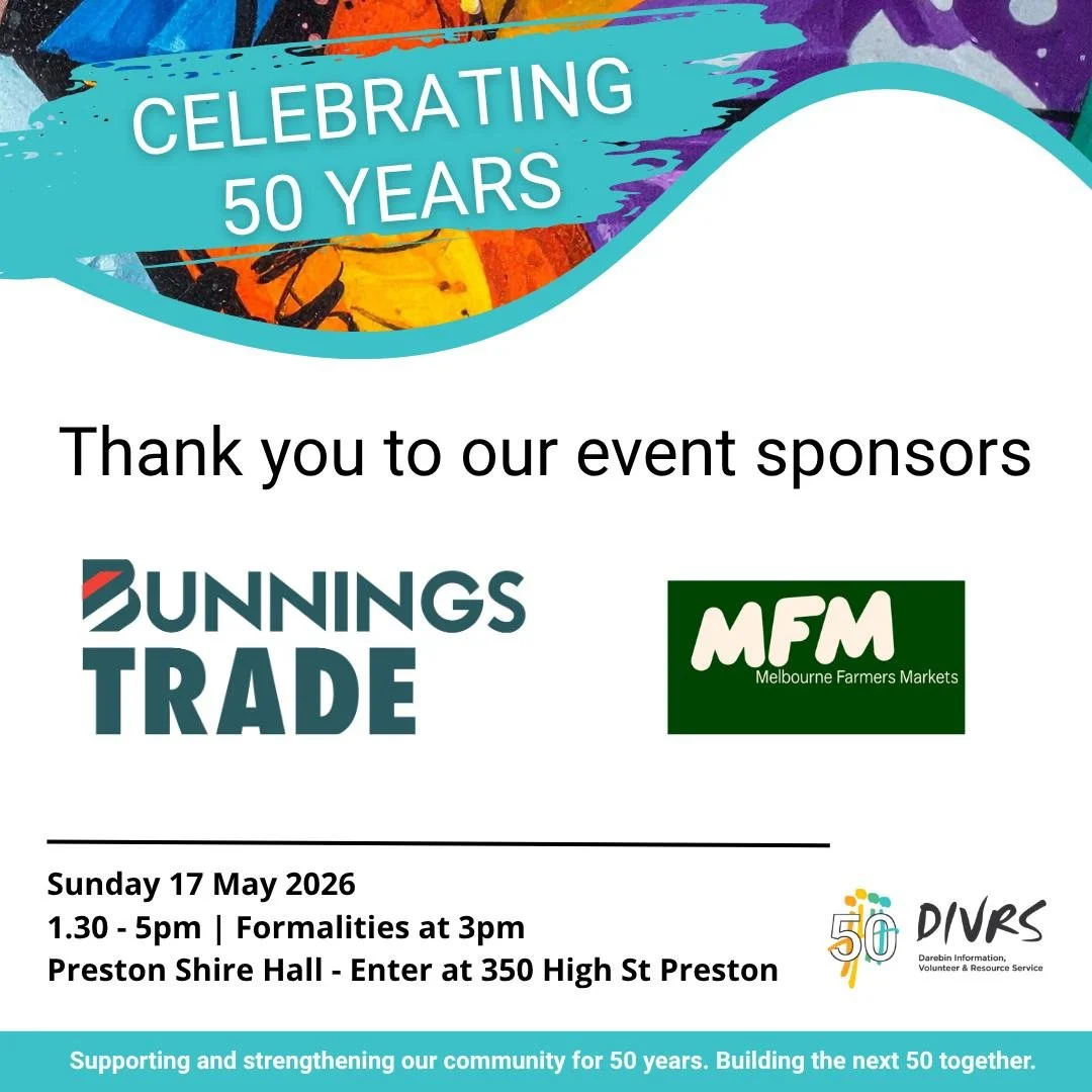 Our 50th Celebration is not only a day of food, connection and community, it is also a reflection of what can happen when businesses choose to invest in local impact. 

A huge thank you to Bunnings Trade, whose generous support is helping make this e