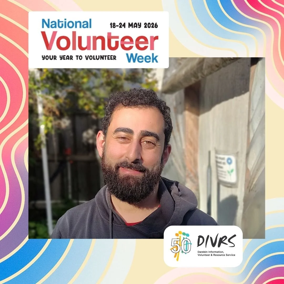 This week is National Volunteer Week and every day we're sharing a story about volunteering with DIVRS. 

Today, meet Nick - a volunteer mentor with our Food Sharing Program where last year the team sorted, packed and shared more than 98,550kg of fre