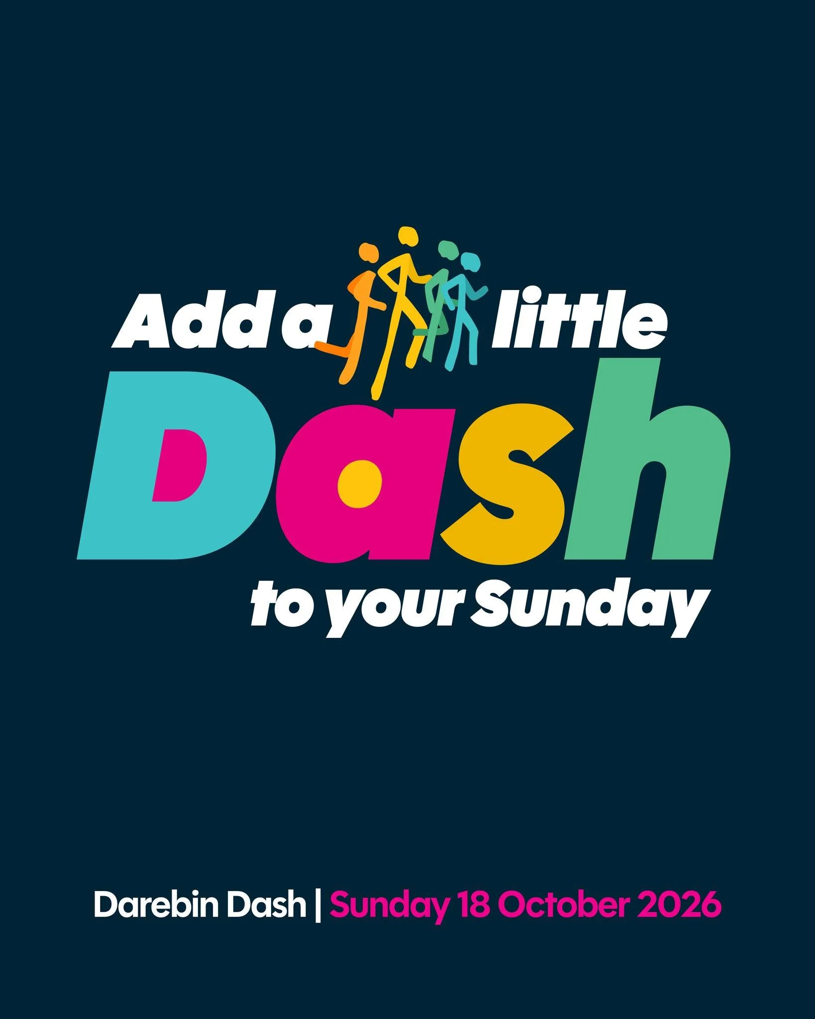 Walk it. Run it. Wheel it. Bring the kids. Bring a mate.

Darebin Dash is coming to Darebin Parklands on Sunday 18 October.
Choose 3 km or 5 km, then make a morning of it with coffee, a wander through the DIVRS Urban Farm and free entry to Alphington