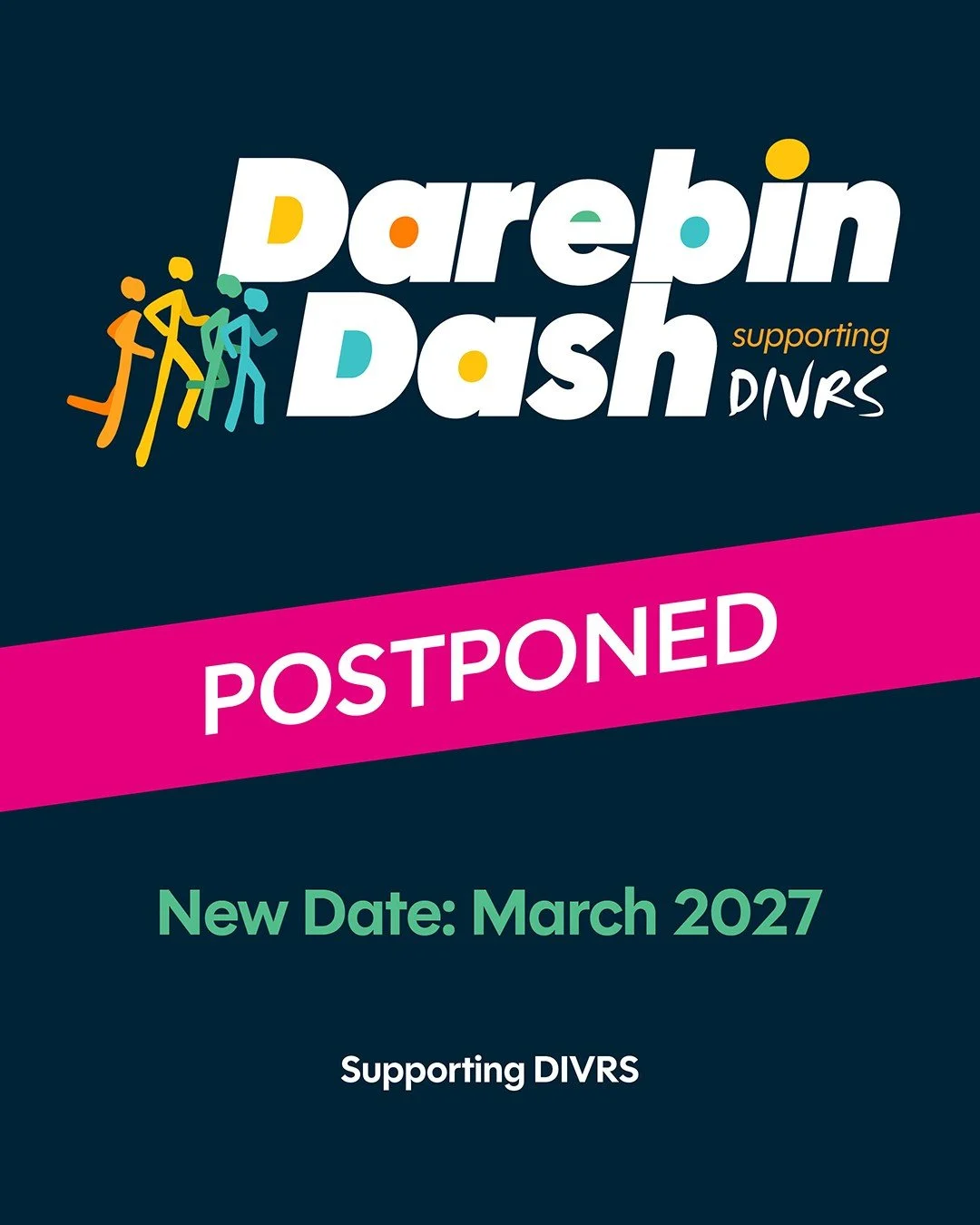 Darebin Dash is moving to March 2027

We&rsquo;ve made the decision to postpone the first Darebin Dash until March next year.

We want to give Darebin Dash the time and space to become the community event we know it can be &ndash; a community morning