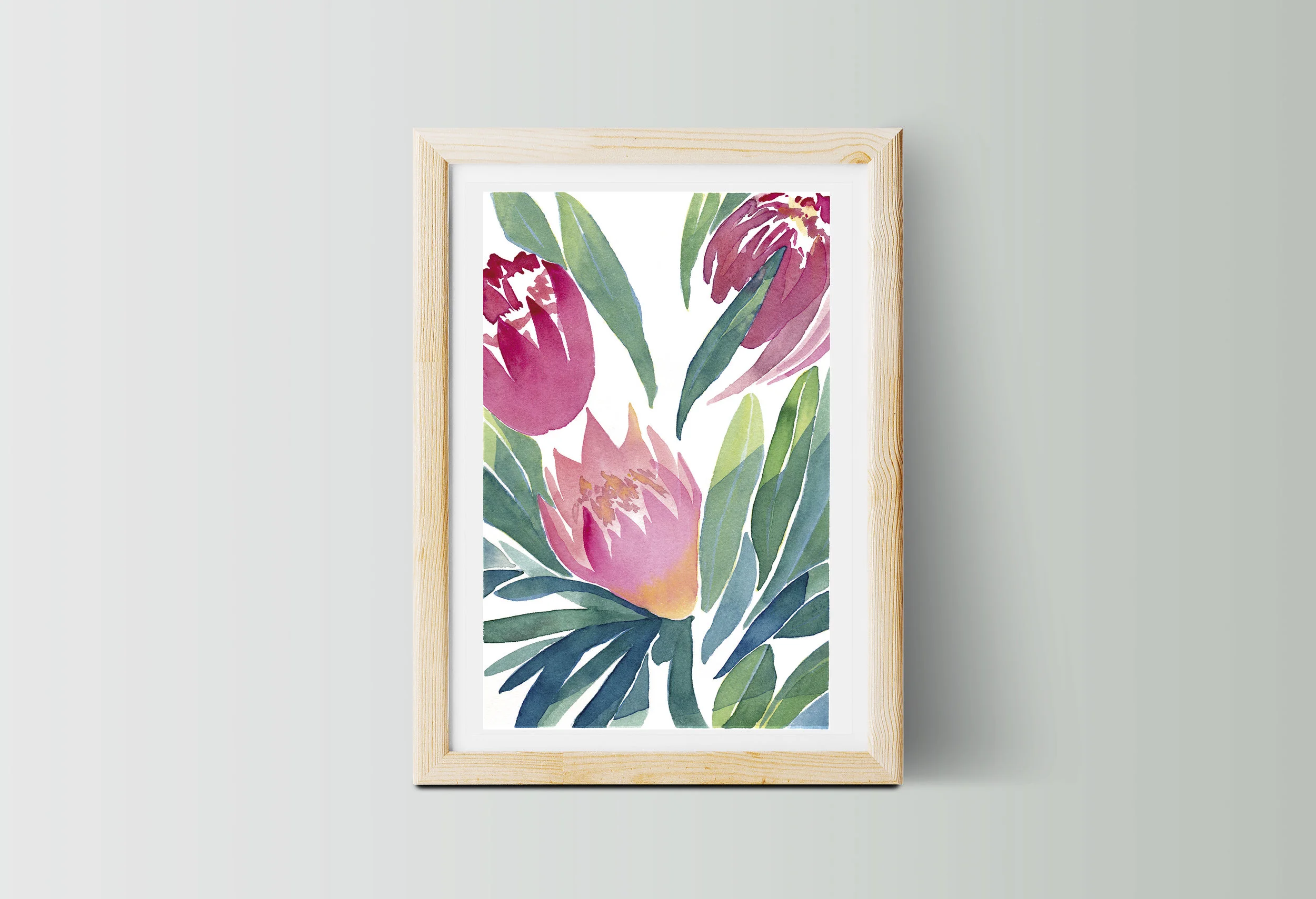 Framed botanical prints for sale