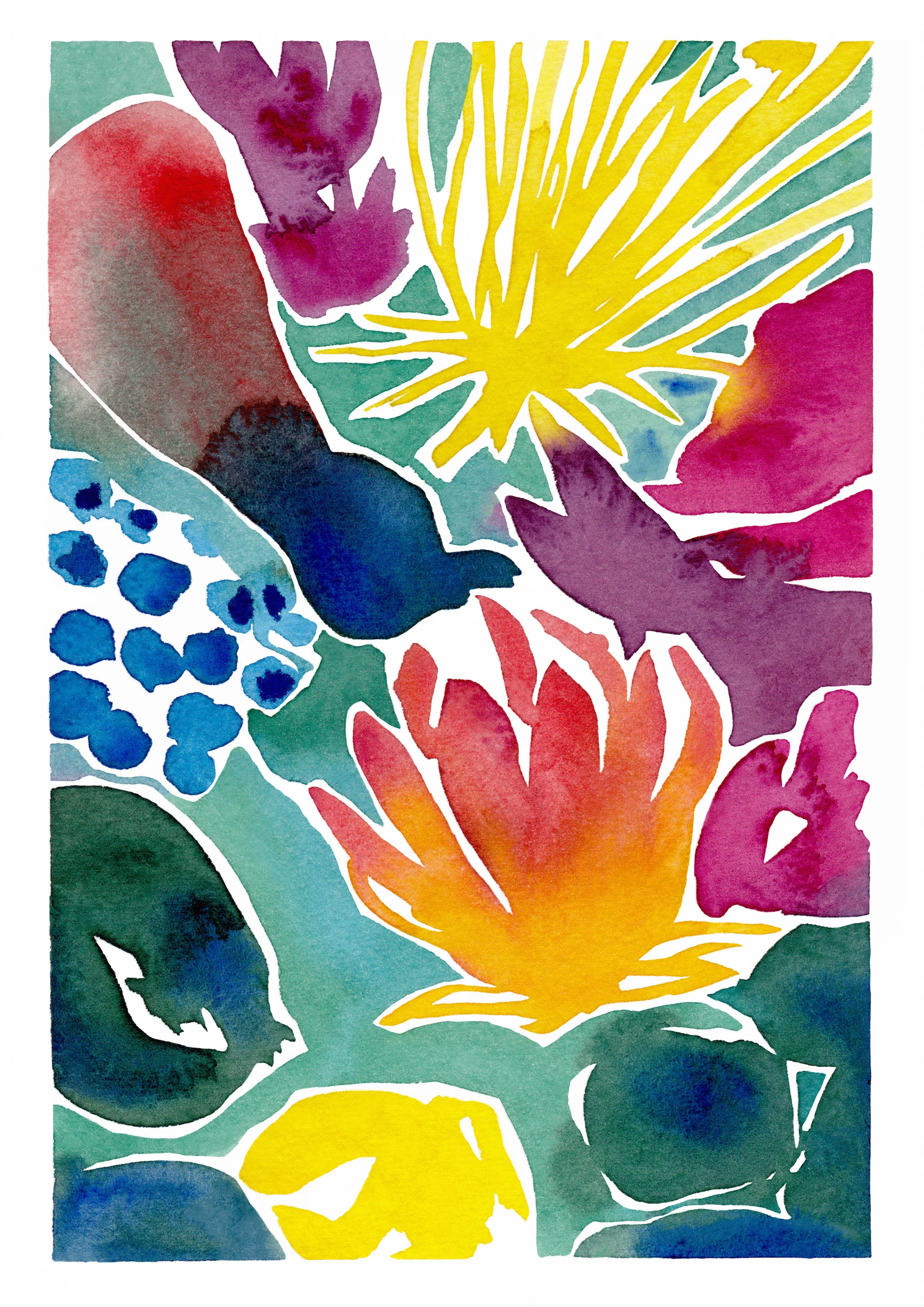 Floral card designs