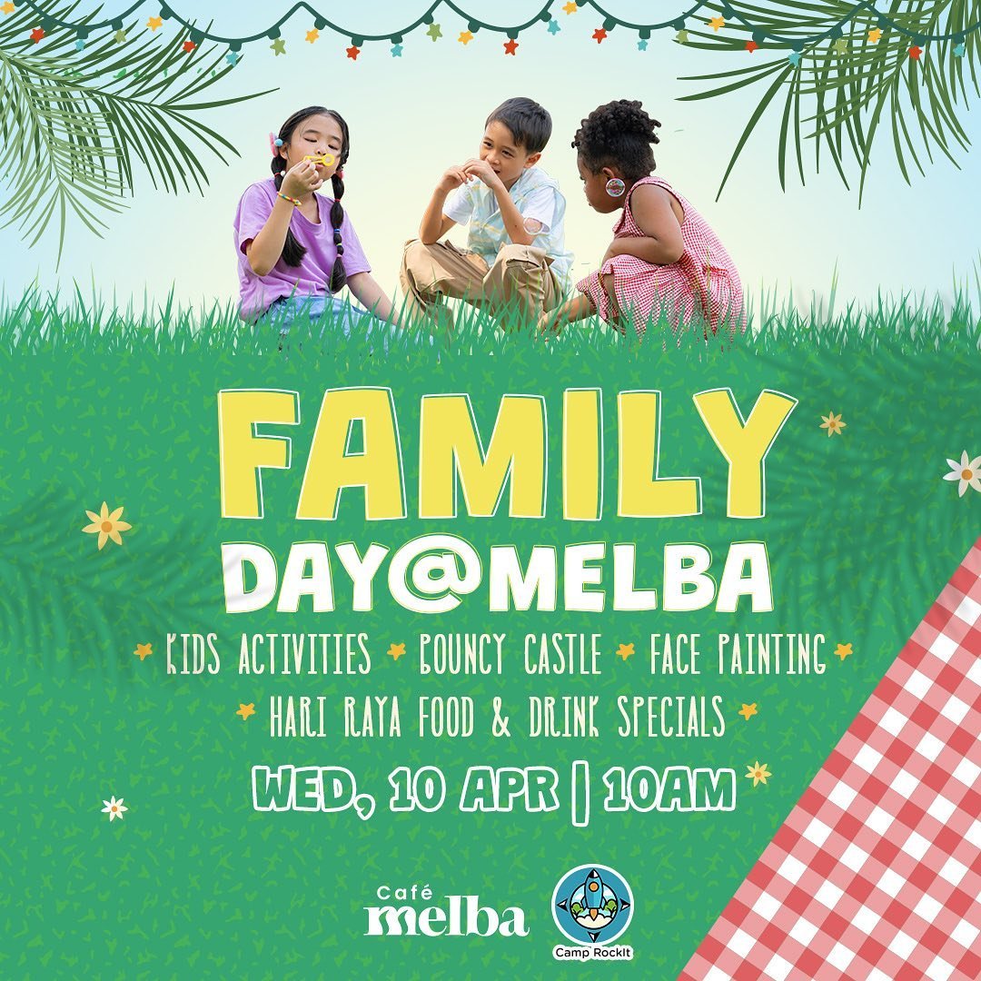 Join us for Family Day@Melba this holiday! Savor the flavors of the season with our exclusive food &amp; drink specials, while the kids enjoy exciting activities and plenty of outdoor fun! Don't forget your picnic mats and soak up the sunshine at our