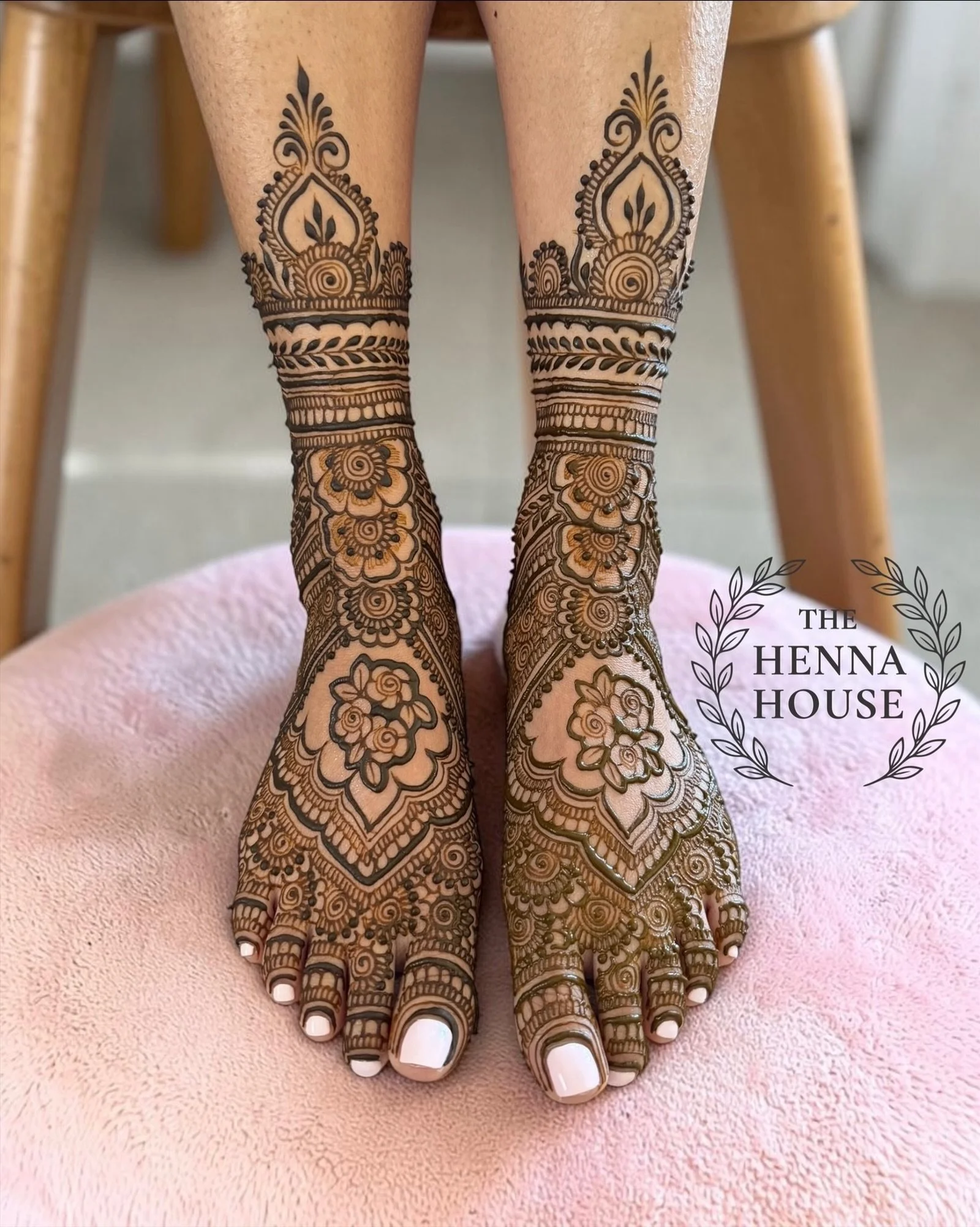 The most perfect bridal feet for Jaqueline 🩷😍 Save for your wedding day inspo!!