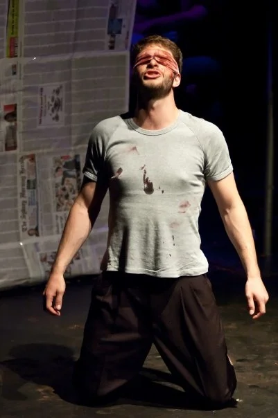 Oliver Burton as Gloucester in King Lear (2010).