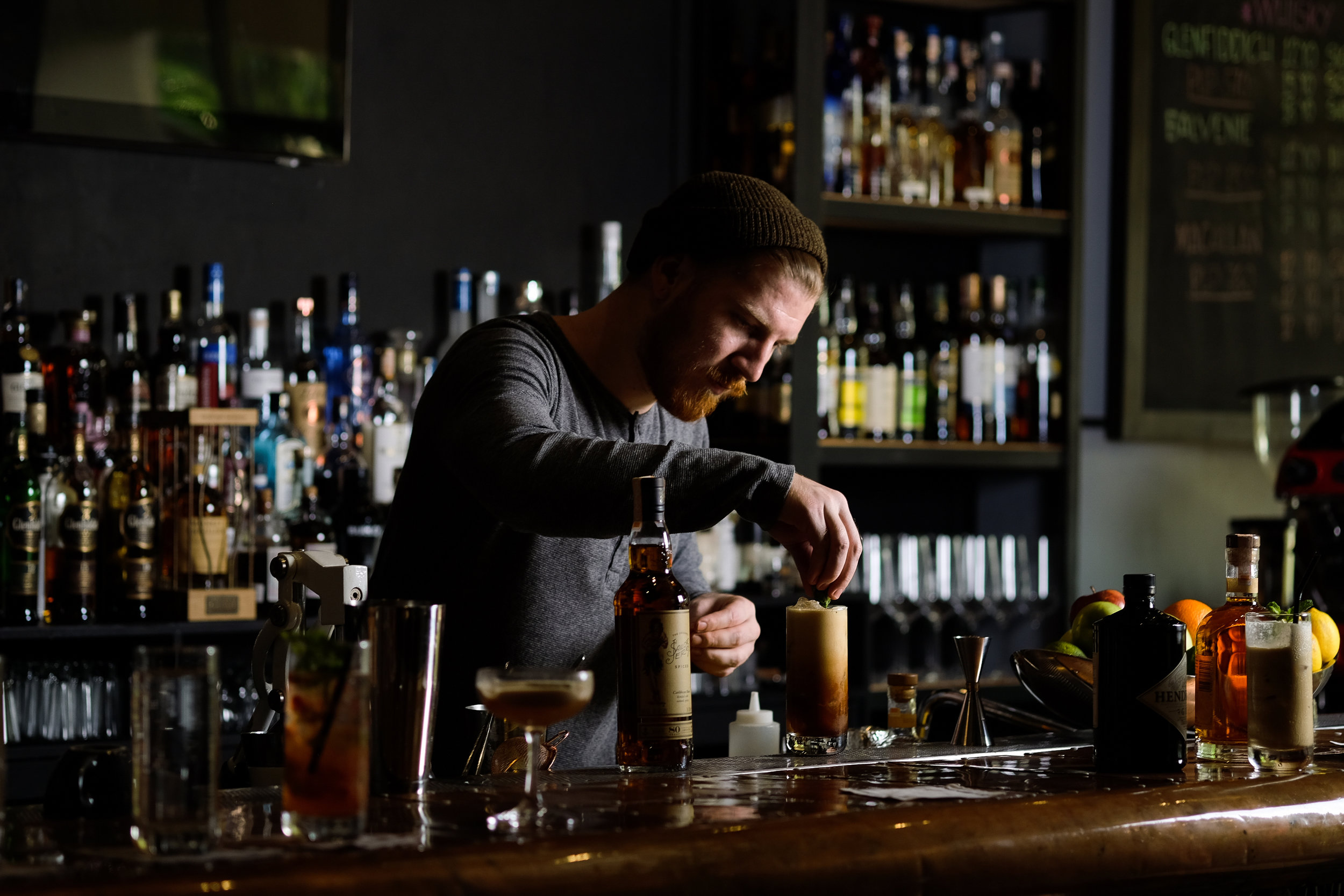  JASON GREY - Dwntown and Halstead mixologist who is based in Singapore. 