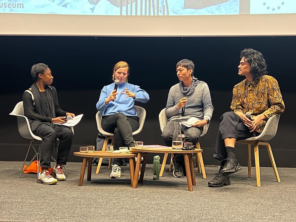 Talking Energy in great company and in expert hands of @mariama_attah -  Panel Talk - Trigger#5: Energy (FUTURES&rsquo; Annual Publication)  @fomuantwerp @futuresphotography @triggerfomu 
Moderator: Mariama Attah @mariama_attah 
Speakers: Sheng Wen L