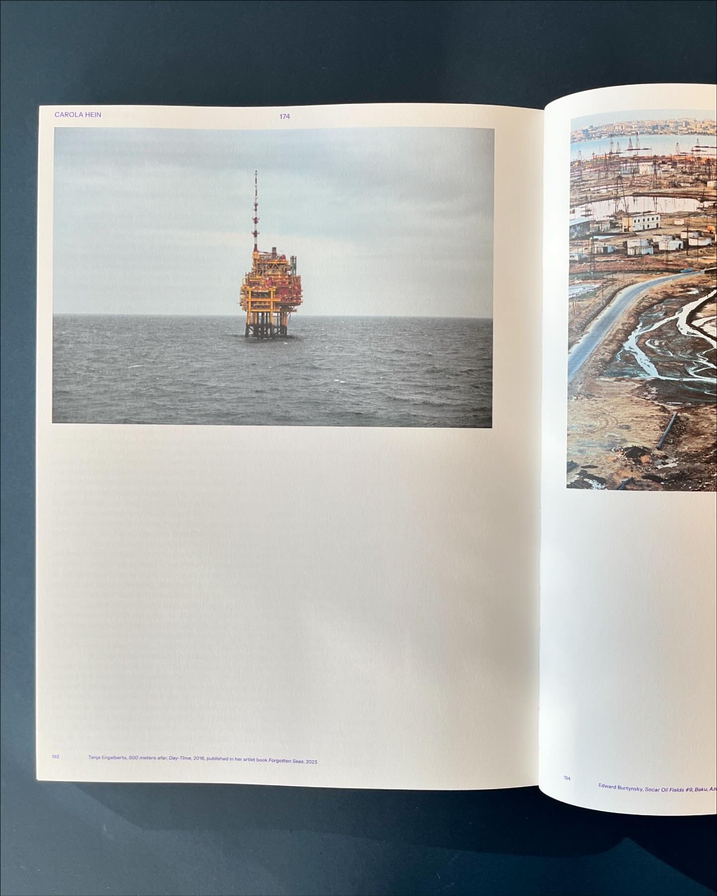 This small platform has found its way into Transform! Designing the future of energy.
A book by @vitradesignmuseum 
It accompanies Carola Heins essay 'The petroleumscape', other image on the spread is by @edwardburtynsky